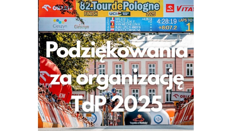 Kolarze na trasie Tour de Pologne (fot. Tomasz Śmietana)
